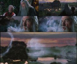 Gandalf Smoke Rings Meme Template