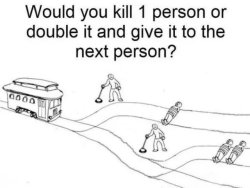 Recursive trolley problem Meme Template