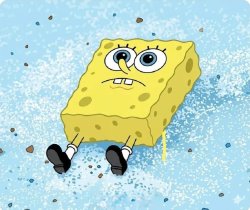 Nude SpongeBob Meme Template