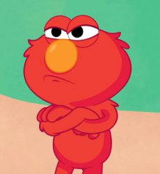 Angry Elmo Meme Template