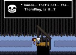 always bet on sans thornring Meme Template