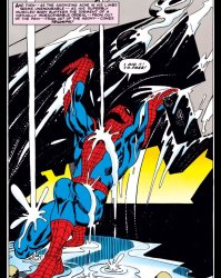 Amazing moment, spiderman lifting machine Meme Template