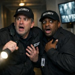 frightened security guards Meme Template