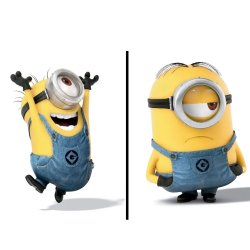 Minion, happy, sad Meme Template