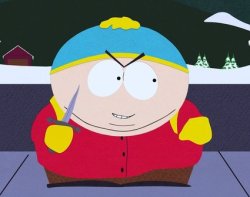 Cartman with a knife Meme Template