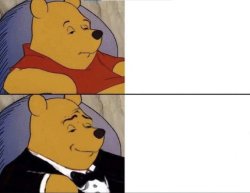 Winnie the Sophisticate Meme Template