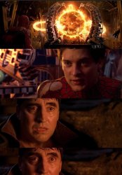 Self sustaining Doc Ock Dr octopus spider man Meme Template
