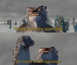 our battle will be legendary Meme Template