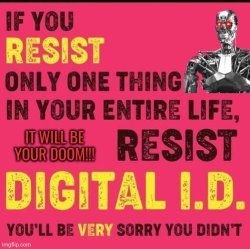Resist Digital ID Meme Template