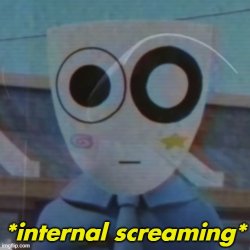 Gangle's internal screaming Meme Template