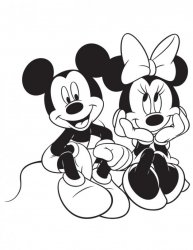 Minnie and mickey  Meme Template