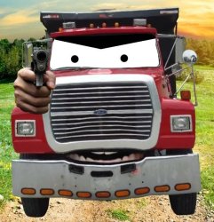 ford dump truck with gun Meme Template