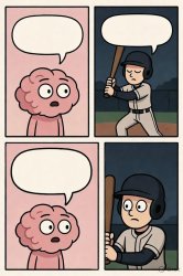 A Quiet At-Bat Meme Template