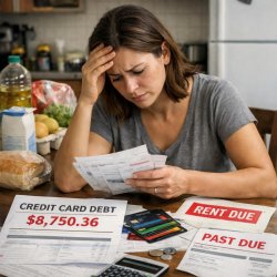 Credit card balances Meme Template