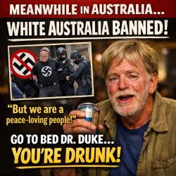 WHITE AUSTRALIA BANNED Meme Template