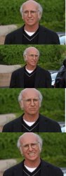 Larry Curb doubtful Meme Template