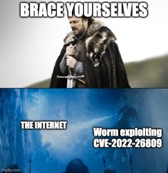 brace ourselves - a new cve Meme Template