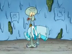 Squidward’s Toilet Dies Meme Template