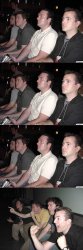 Reaction Guys 3 times bored Meme Template