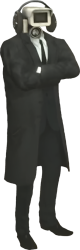 Cameraman Headphones Meme Template