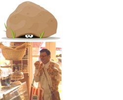 Under a rock vs out and about Meme Template