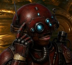 Thinking Sicarian Infiltrator Skitarii Meme Template