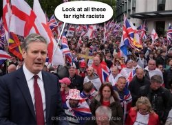 Starmer Labour Far Right Racists Meme Template