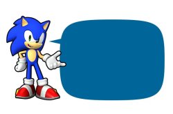 sonic the hedgehog message Meme Template
