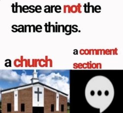 These are not the same things Meme Template