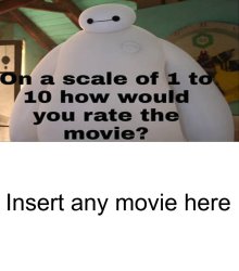 How Would You Rate This Movie? Meme Template