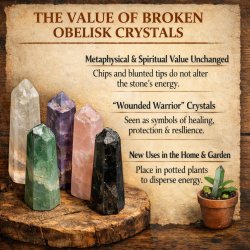 Broken, chipped, or blunted obelisk crystals  retain significant Meme Template