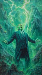 Trump screaming on the afterlife Meme Template