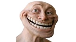 Realistic Trollface Meme Template
