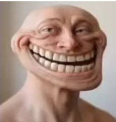 realistic troll face Meme Template