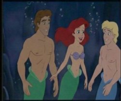 Ariel and Her Friends Meme Template