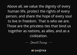 Trump Dignity Quote Meme Template