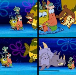 Sea Bear Rhino Meme Template