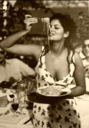 Sophia Loren pasta Meme Template