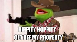 Texan Kermit Meme Template