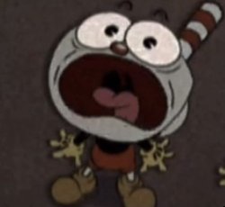 Shocked Cuphead Meme Template