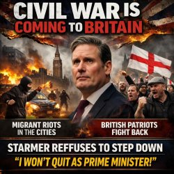 CIVIL WAR IS COMING TO BRITAIN Meme Template
