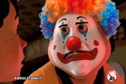 Monster house wagie clown stare Meme Template