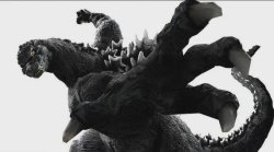 Godzilla punching Meme Template