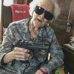 Badass Grandma Meme Template