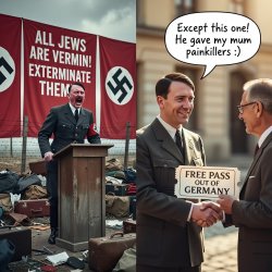 Hitler’s Hypocrisy Meme Template