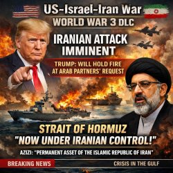 US–Israel–Iran War (World War 3 DLC) Meme Template