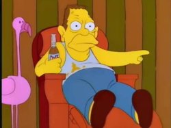 simpsons grampa you could set your watch to Meme Template