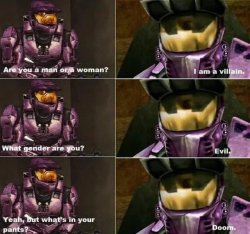 spartan gender Meme Template