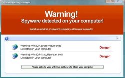 Rogue anti virus software warning Meme Template