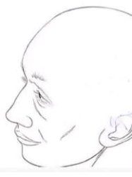Human Line Profile Meme Template